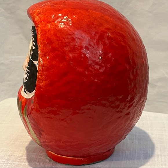 Lucky Daruma Doll/ Art Lucky Daruma/ Bodhidharma Doll /Traditional Japanese Doll - Picture 5 of 9